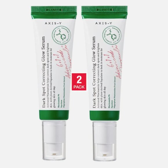 2-PACK AXIS-Y Dark Spot Correcting Glow Serum 50ml -Brightening & Moistu… - Picture 1 of 12